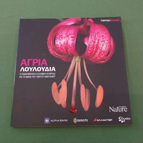 Wild Flowers book new, Greek flora photography by Giorgos Avagianos