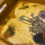 Hand-painted tray