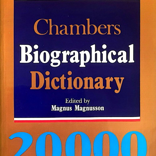 Chambers Bibliographical Dictionary like new