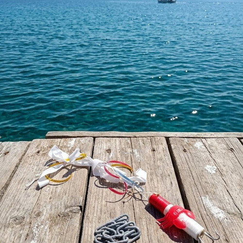 Octopus trap with 4 crab hooks and weights new