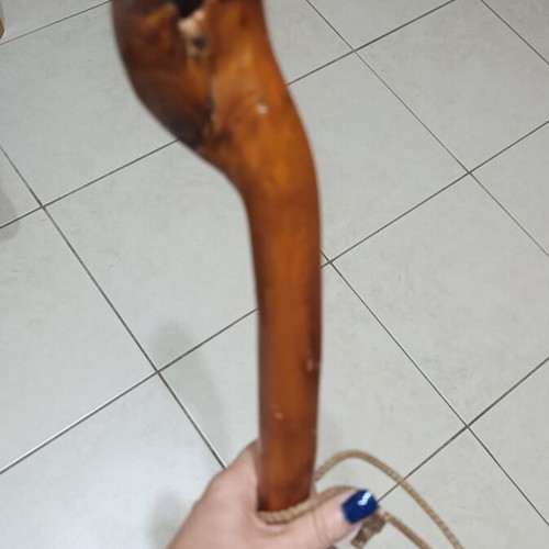 Handmade wooden walking cane