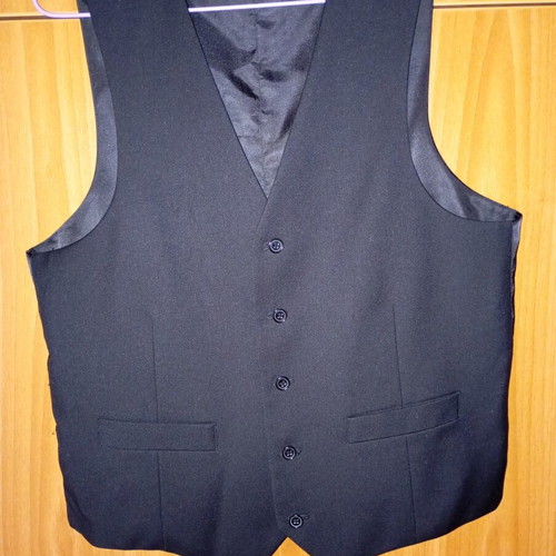 Vest black, size XL, new