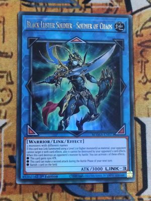 Black Luster Soldier - Soldier of Chaos Ultra Rare κάρτα σαν καινούργιο