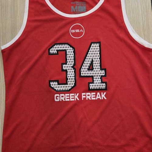 GSA Greek Freak Tank Top new, red sports T-shirt