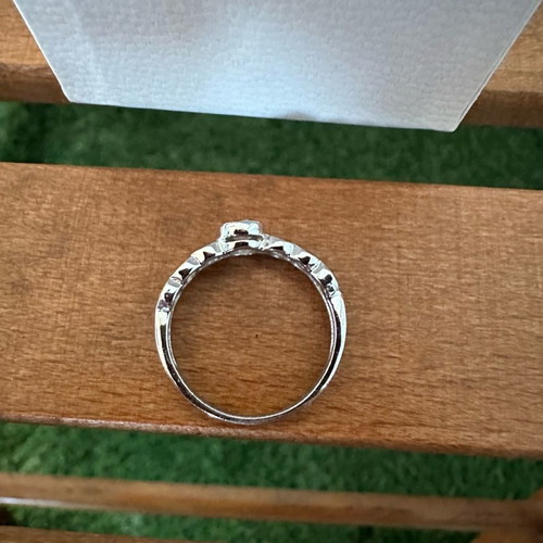 Silver 925 ring used, size 54, 17mm opening