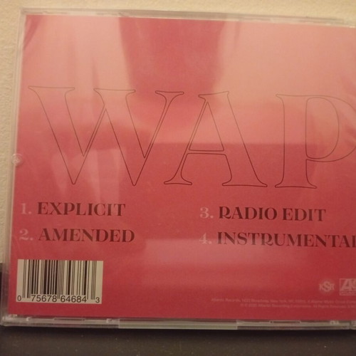 Cardi B Feat. Megan Thee Stallion WAP CD Single Limited Edition new
