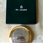  Press Papier, Ilias LALAoUNIS, Bronze w/ silver 925. Διάμετρος 6,5 εκατοστά και βάρος 480 γραμμάρια. Στο κουτί του. Από την προσωπική μου συλλογή.