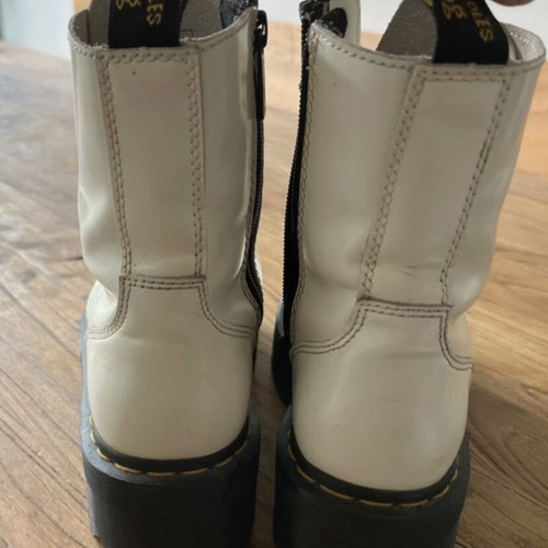 Dr Martens boots white leather size 38 like new