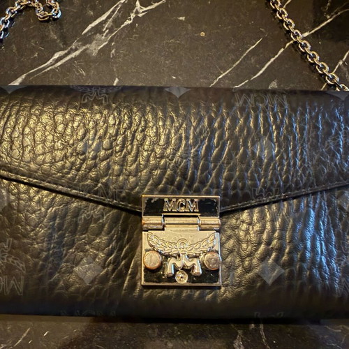 MCM Visetos crossbody bag black like new