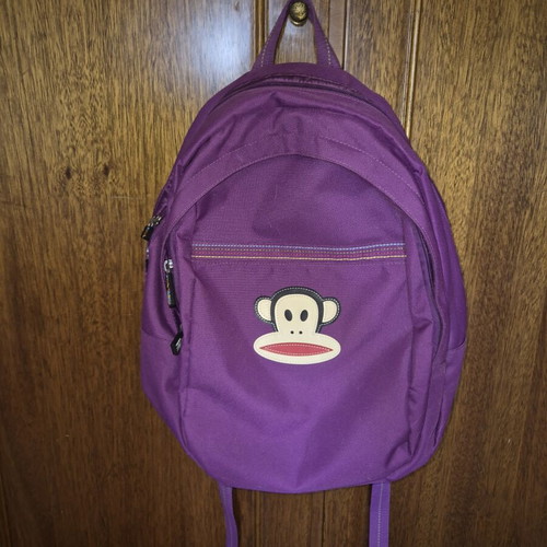 Paul Frank backpack, purple, lightly used