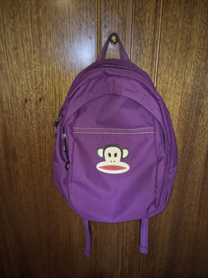 Paul Frank backpack, purple, lightly used