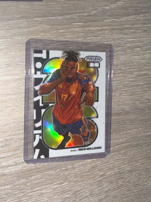 Nico Williams 2026 Panini Prizm FIFA World Cup Manga Case Hit Spain SSP κάρτα