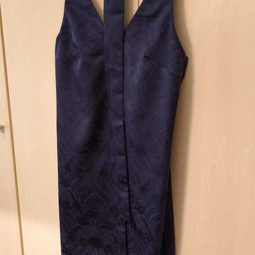 Karavan Amalia Dress blue new, satin jacquard