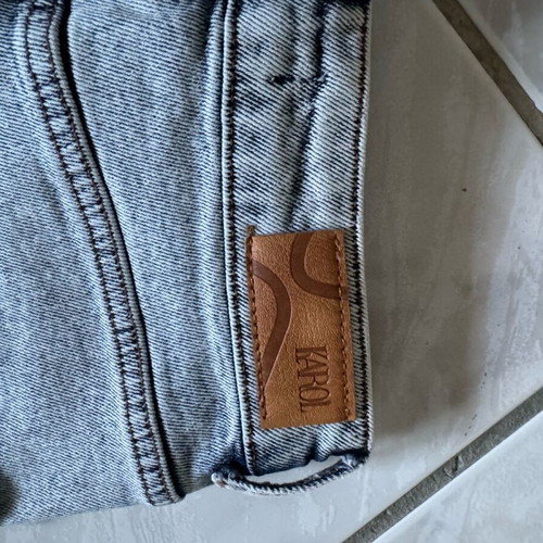 Women's jeans like new, size M / 38, gray and blue