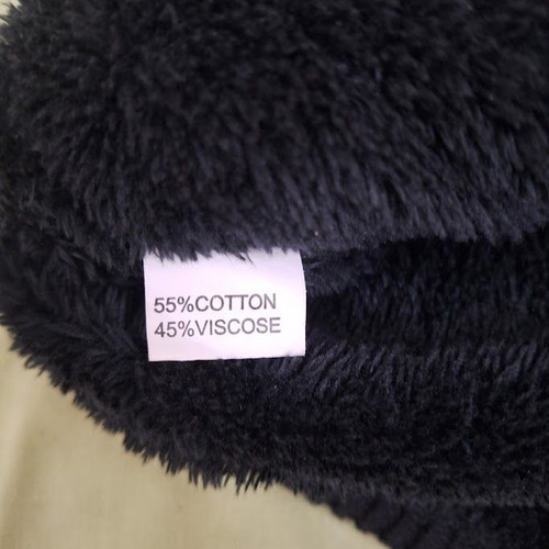Black Beanie like new, 55% cotton 45% viscose, size M, black