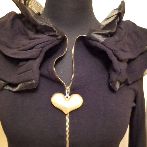 Gothic jacket Forel used, black, size small-medium