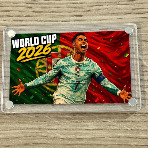 Acrylic Cristiano Ronaldo Portugal 2026 World Cup Magnet new