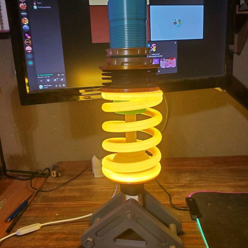 Coilover Lamp New 3D Printed LED Light
