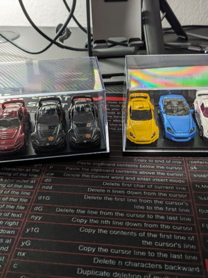 Honda S2000 1:64 Collection with 6 Hot Wheels and 2 Matchbox Models like new
