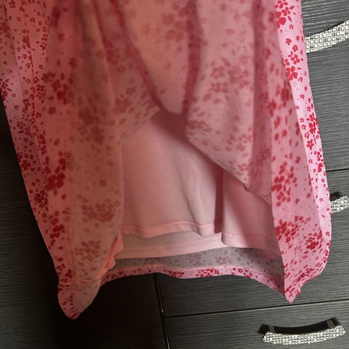 Sinsay short dress XL used, red and pink with lining