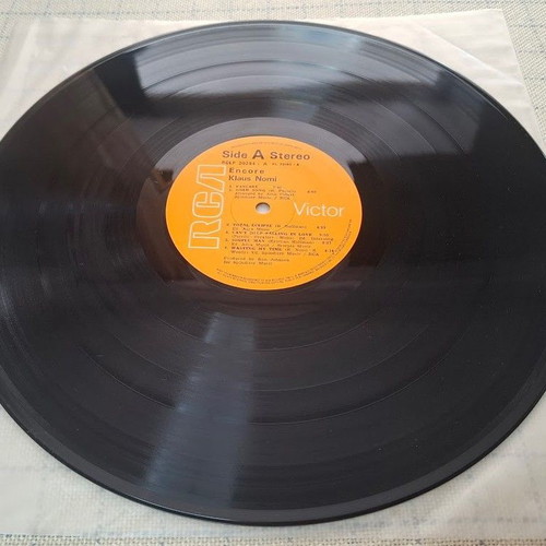 Klaus Nomi Encore LP като нов, електронна