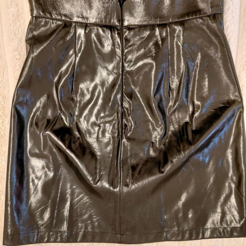 Toi&Moi skirt used, size Medium, black synthetic leather