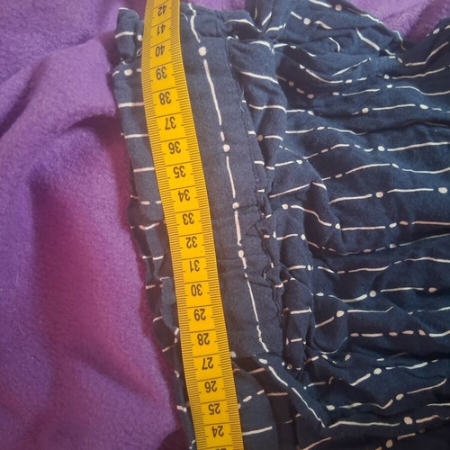 Women's salvari pants like new, dark blue with white stripes, size M