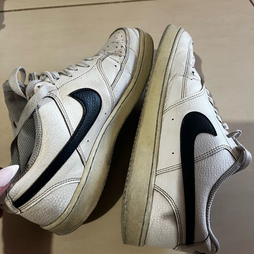 Nike athletic shoes used, size 39, white