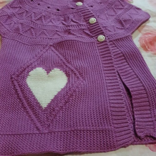 Children's vest used, for girl