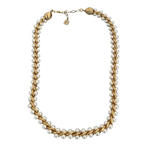 Κολιέ Pierre Balmain με πέρλες σαν καινούργιο, άσπρο και χρυσαφί