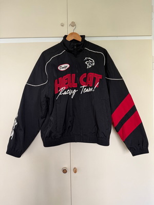 Hollister winder jacket καινούργιο, μέγεθος M, μαύρο και κόκκινο