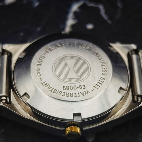 Favre-Leuba Geneve Day-Date Automatic watch used, vintage 1980s