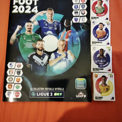 Foot 2024 League 2 album new with complete set French second division rare