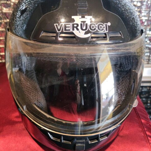 Verucci motorcycle helmet winter like new, size XL, black