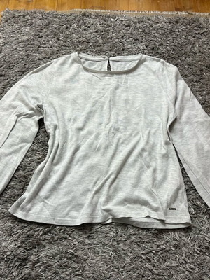 Tom Tailor Denim women's blouse used, grey melange, size S