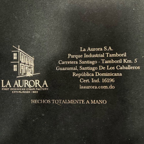 La Aurora Preferidos Hors d’Age 2017 collectible cigar box like new