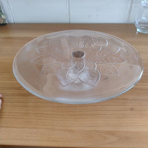 Handmade cake/tart stand like new, diameter 33.5 cm