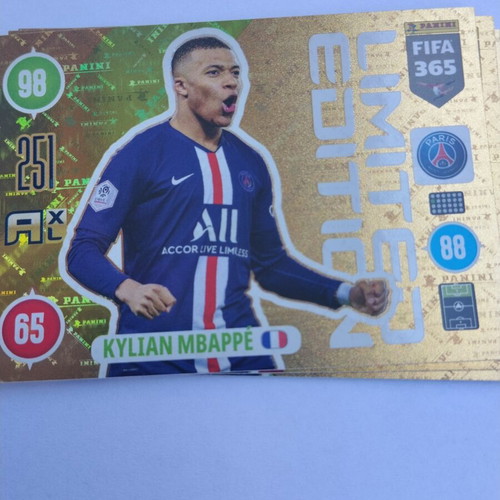 Panini FIFA 365 2021 Limited Edition Card Mbappe New