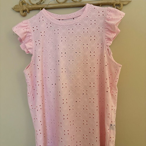 Top Shein pink perforated, like new, size XS/S