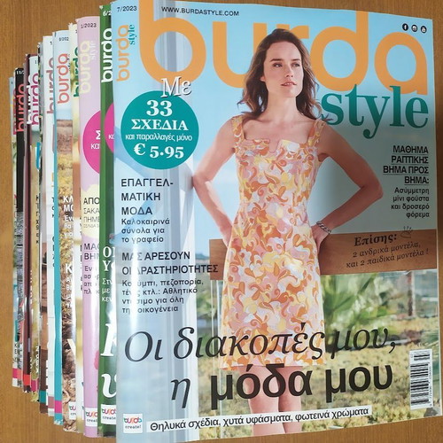 Burda magazines, pack of 18 issues