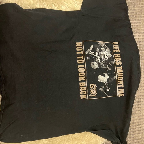 T-shirt Tae 2XL oversized used, black athletic short sleeve