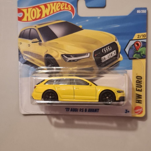 Audi RS6 Hot Wheels yellow new