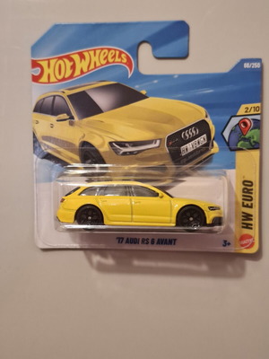 Audi RS6 Hot Wheels yellow new
