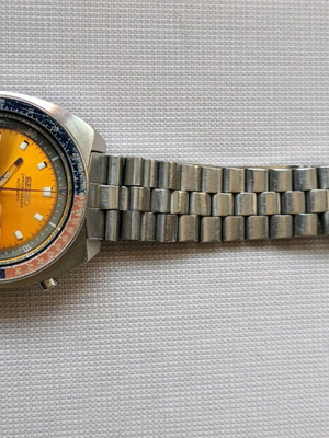 Seiko Chronograph 6139-6002 orange used men's watch