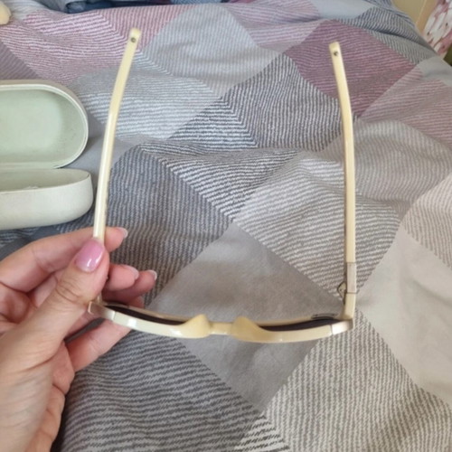 Vintage Chloe sunglasses used, beige