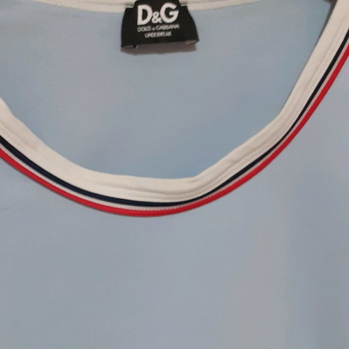 D&G authentic women's t-shirt used, size S-M, light blue