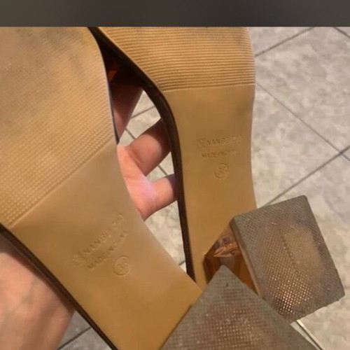 Heels like new, summer casual brown sandals platforms