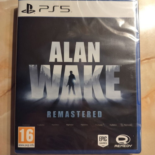 Alan Wake Remastered PS5 game new, sealed