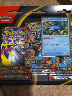 Pokemon TCG Mega Evolution blister new with 3 packs and promo Psyduck