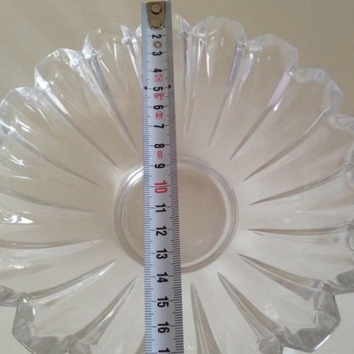 Crystal bowl and plate new